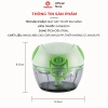 Dụng Cụ Xay Tỏi Ớt Modeco - Lưỡi dao bén, nhựa cao cấp, an toàn, nhỏ gọn, dễ vệ sinh, chỉ 90.250 VND 9