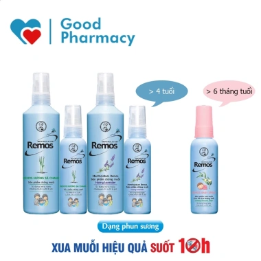Dung dịch chống muỗi Remos dạng xịt và bôi, xua đuổi muỗi 10h, giá 40.000đ 3