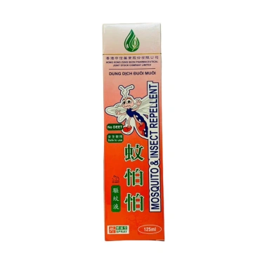 Dung dịch đuổi muỗi 125ml hương gừng sả - Chai xịt muỗi hiệu quả, giảm giá 99k