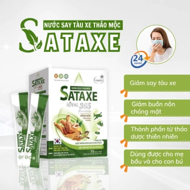 Dung dịch SATAXE ROYAL say tàu, chóng mặt, buồn nôn cho trẻ, mẹ bầu - 145.000₫