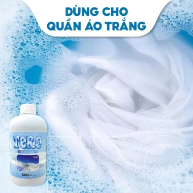 Dung Dịch Tero 500ml Tẩy Trắng, Tẩy Mốc Quần Áo - Sinh Học An Toàn Da, Giữ Đẹp Vải 4