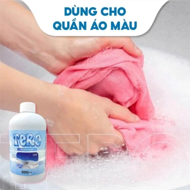 Dung Dịch Tero 500ml Tẩy Trắng, Tẩy Mốc Quần Áo - Sinh Học An Toàn Da, Giữ Đẹp Vải 5