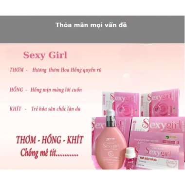 Dung Dịch Vệ Sinh Sexy Girl 10ml Lá Trầu Không, Hoa Hồng, Tặng Nước Hoa, 81.900₫