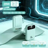 Dung lượng 20.000mAh, 4 cáp dữ liệu tháo rời, sạc nhanh 20W, đèn LED tích hợp, tương thích mọi thiết bị - 249.999 VND 2