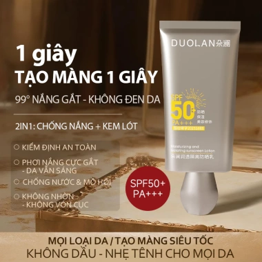 DUOLAN Kem Chống Nắng SPF50+ Dưỡng Trắng, Không Bết Dính, Bảo Vệ Bền Bỉ 335.000 2