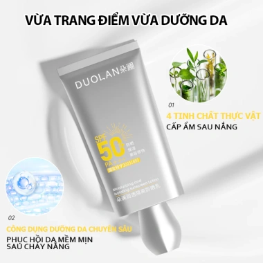DUOLAN Kem Chống Nắng SPF50+ Dưỡng Trắng, Không Bết Dính, Bảo Vệ Bền Bỉ 335.000 9