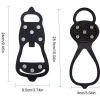 DWELLINGCO 1 Đôi Giày Crampons Ice Gripper 5/8 Răng Chống Trơn Trượt Leo Núi Mùa Đông Ngoài Trời 2