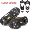 DWELLINGCO 1 Đôi Giày Crampons Ice Gripper 5/8 Răng Chống Trơn Trượt Leo Núi Mùa Đông Ngoài Trời 3