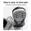 DWELLINGCO 1 Đôi Giày Crampons Ice Gripper 5/8 Răng Chống Trơn Trượt Leo Núi Mùa Đông Ngoài Trời 4