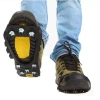 DWELLINGCO 1 Đôi Giày Crampons Ice Gripper 5/8 Răng Chống Trơn Trượt Leo Núi Mùa Đông Ngoài Trời 8