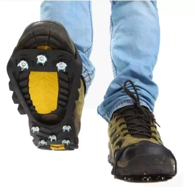 DWELLINGCO 1 Đôi Giày Crampons Ice Gripper 5/8 Răng Chống Trơn Trượt Leo Núi Mùa Đông Ngoài Trời 8