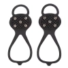 DWELLINGCO 1 Đôi Giày Crampons Ice Gripper 5/8 Răng Chống Trơn Trượt Leo Núi Mùa Đông Ngoài Trời 10