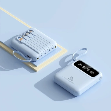 DX299 Mini Square 20.000mAh: Sạc nhanh 22.5W, hiển thị, chống trầy, chỉ 15.000₫