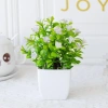 DYROWAY Chậu hoa cây giả mini trang trí bàn, nhà, sân vườn giá ưu đãi 40.810 VND 3