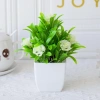 DYROWAY Chậu hoa cây giả mini trang trí bàn, nhà, sân vườn giá ưu đãi 40.810 VND 7