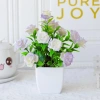 DYROWAY Chậu hoa cây giả mini trang trí bàn, nhà, sân vườn giá ưu đãi 40.810 VND 8