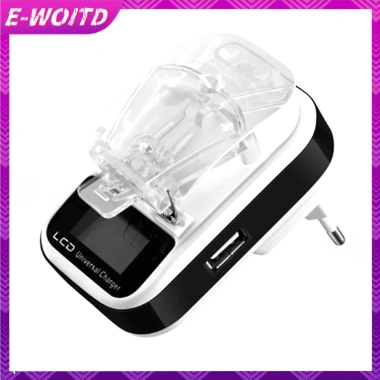 E-woitd Sạc Đa Năng Du Lịch USB Có Màn Hình LCD, Sạc Tường Nhanh Cho Điện Thoại & Camera - Giá ưu đãi 62.040₫