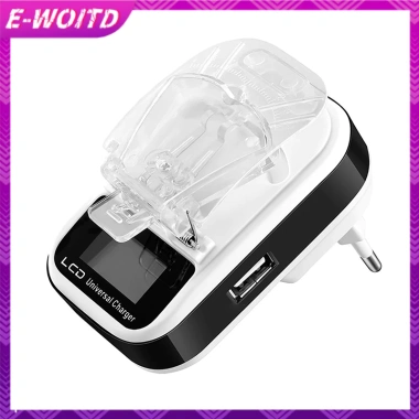 E-woitd Sạc Đa Năng Du Lịch USB Có Màn Hình LCD, Sạc Tường Nhanh Cho Điện Thoại & Camera - Giá ưu đãi 62.040₫