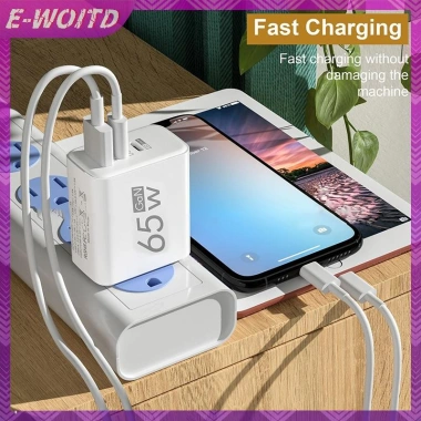 E-WOITD Sạc USB Type-C PD 65W Đa Năng Cho Huawei Tablet Pad Du Lịch Giá 48.300 VND
