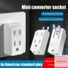 EatopYour 3 trong 1 ổ cắm tường mở rộng US 125 độ, adapter Mexico Canada du lịch - bộ chuyển đổi nguồn đa năng điện áp ổn định, cắm nhanh 2