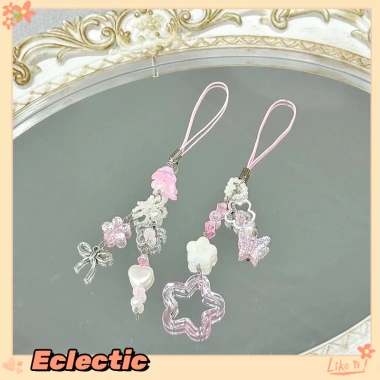 Eclectic Dây chuyền điện thoại hạt bướm màu hồng - Giá ưu đãi 17.199đ