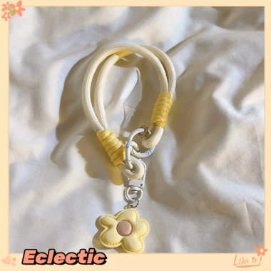 Eclectic Dây đeo cổ tay ngắn mặt dây chuyền hoa màu sắc Dopamine - 11.997 VND 6