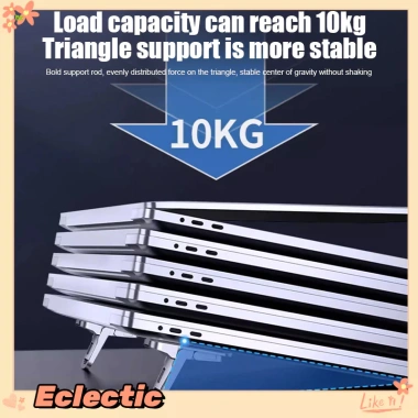 Eclectic Giá đỡ làm mát laptop Mini vô hình gấp gọn, di động - Giá chỉ 55.100₫
