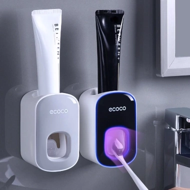 Ecoco Dụng Cụ Lấy Kem Đánh Răng Đơn Dán Tường Nhỏ Gọn Tiện Lợi Sang Trọng 65K