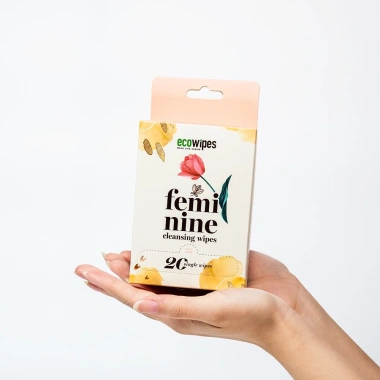 EcoWipes Túi 50 Gói Khăn Ướt Vệ Sinh Phụ Nữ Hương Hoa Kháng Khuẩn An Toàn Tiện Lợi Giá 121.550 VND 7