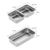 ELARA Hộp đựng đồ ăn nhẹ R - Thép không gỉ, nắp đậy chống rò rỉ, tái sử dụng cho du lịch và cắm trại 2