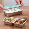 ELARA Hộp đựng đồ ăn nhẹ R - Thép không gỉ, nắp đậy chống rò rỉ, tái sử dụng cho du lịch và cắm trại 8