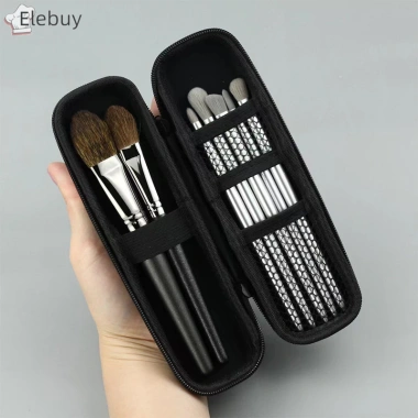 Elebuy Hộp đựng cọ trang điểm PU màu đen – Nhỏ gọn nhẹ bền, chỉ 54,100 đồng 4