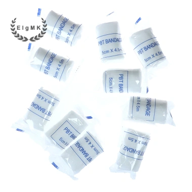 Elgmk 10 cuộn gạc đàn hồi PBT 5cmx4.5m Bộ sơ cứu Dressing mới 66.110₫