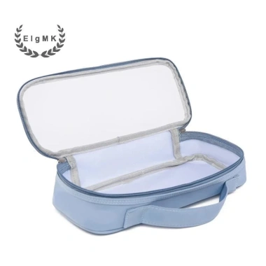 ElgMK Hộp đựng máy sấy tóc và máy duỗi tóc trong suốt - Hộp du lịch di động mới, tiện lợi 4