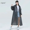 Eshylala Áo mưa có mũ trùm đầu dài một mảnh chống nước trong suốt nam nữ - 57.456₫ 9
