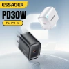 Essager 30W GaN USB Type-C PD Sạc Nhanh QC 3.0 cho iPhone 13-16 Pro Max, Mini iPad - Giá chỉ 118.300 đ 2