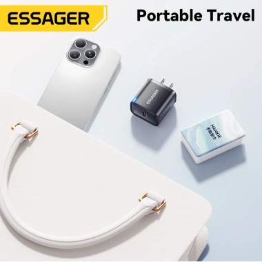 Essager 30W GaN USB Type-C PD Sạc Nhanh QC 3.0 cho iPhone 13-16 Pro Max, Mini iPad - Giá chỉ 118.300 đ 6