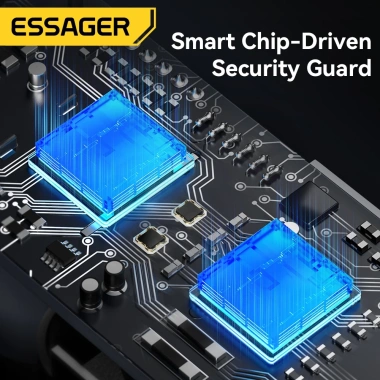 Essager L 120W - Bật lửa thuốc lá + USB & Type-C, sạc nhanh xe hơi 12-24V 7 Essager L 120W - Bật lửa thuốc lá + USB & Type-C, sạc nhanh xe hơi 12-24V 7