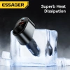 Essager L 120W - Bật lửa thuốc lá + USB & Type-C, sạc nhanh xe hơi 12-24V 8