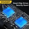 Essager L 120W Bật lửa USB Type-C sạc nhanh ô tô 12-24V cổng kép iPhone Huawei 6
