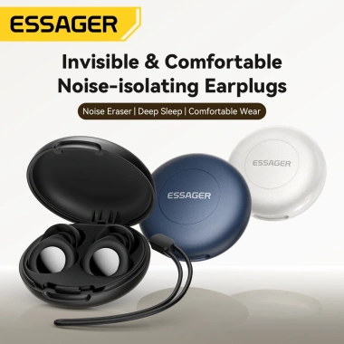 Essager Nút Tai Khử Tiếng ồn 45-49dB Silicon Siêu Mềm, Tái Sử Dụng, Hỗ Trợ Nghiên Cứu Giấc Ngủ - Giá Ưu Đãi 178.640₫