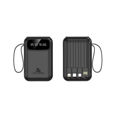 F5 20.000mAh Power Bank 25W sạc nhanh, màn hình LED thông minh, không thấm nước - Giá 10.000 VND