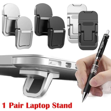 Fashyuner Giá đỡ máy tính xách tay gập lại, làm mát nhôm chống trượt cho Dell
