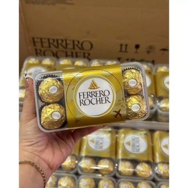 Ferrero Rocher 16 viên 200g - Socola sữa hạt dẻ nhập khẩu, ưu đãi Tết 2.026 6