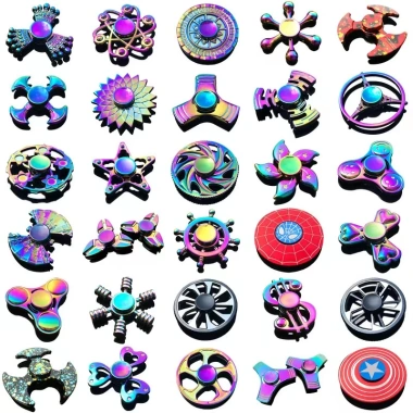 Fidget Spinner Kim Loại Hợp Kim Kẽm - Đồ Chơi Giảm Stress, Giá 21.300₫