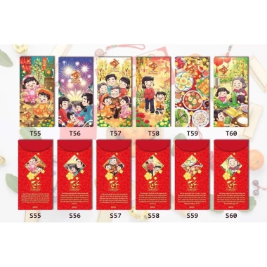 Flash Sale 10 Bao Lì Xì Tết Canh Tý 2.020 - Giấy Kraft Nhật Cao Cấp 25k 2