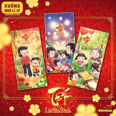 Flash Sale 10 Bao Lì Xì Tết Canh Tý 2.020 - Giấy Kraft Nhật Cao Cấp 25k 6