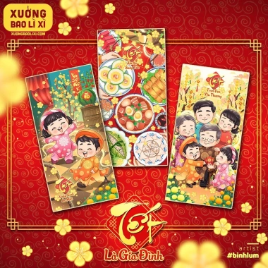 Flash Sale 10 Bao Lì Xì Tết Canh Tý 2.020 - Giấy Kraft Nhật Cao Cấp 25k 7