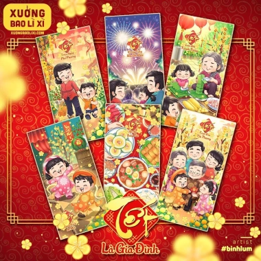 Flash Sale 10 Bao Lì Xì Tết Canh Tý 2.020 - Giấy Kraft Nhật Cao Cấp 25k 8