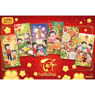 Flash Sale 10 Bao Lì Xì Tết Canh Tý 2.020 - Giấy Kraft Nhật Cao Cấp 25k 9